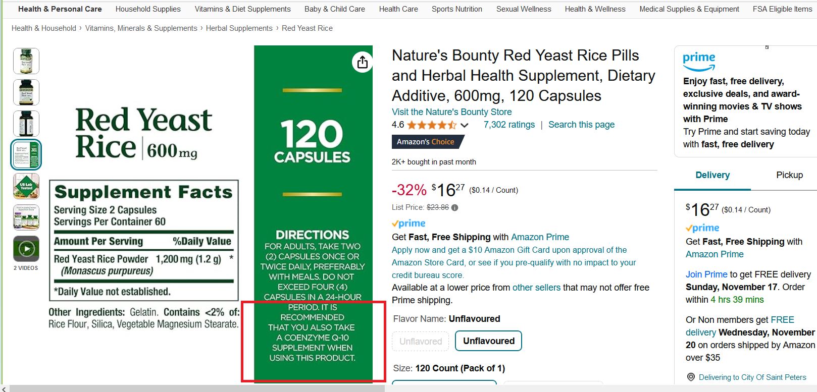 Nature's Bounty Red Yeast Rice Pills and Herbal Health Supplement.jpg